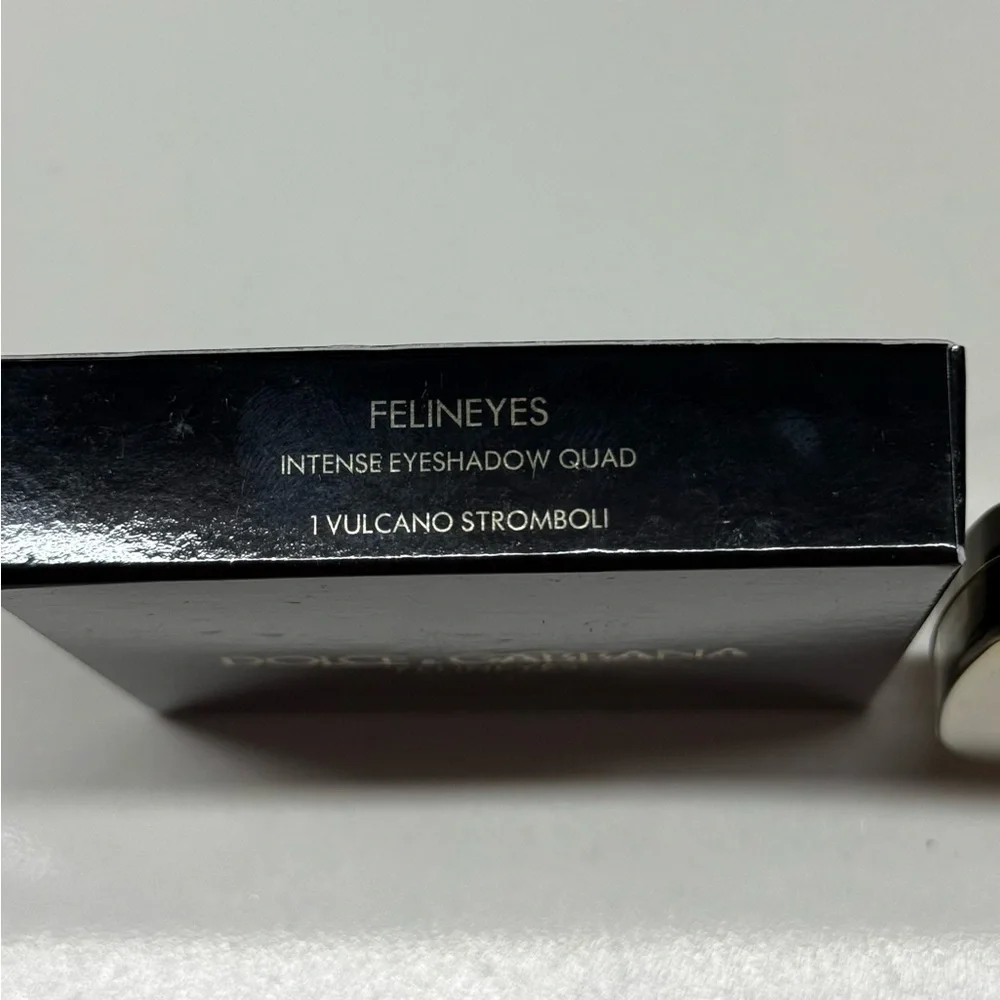 DOLCE & GABBANA Intense Eyeshadow Quad Felineyes 1 Vulcano Stromboli NIB